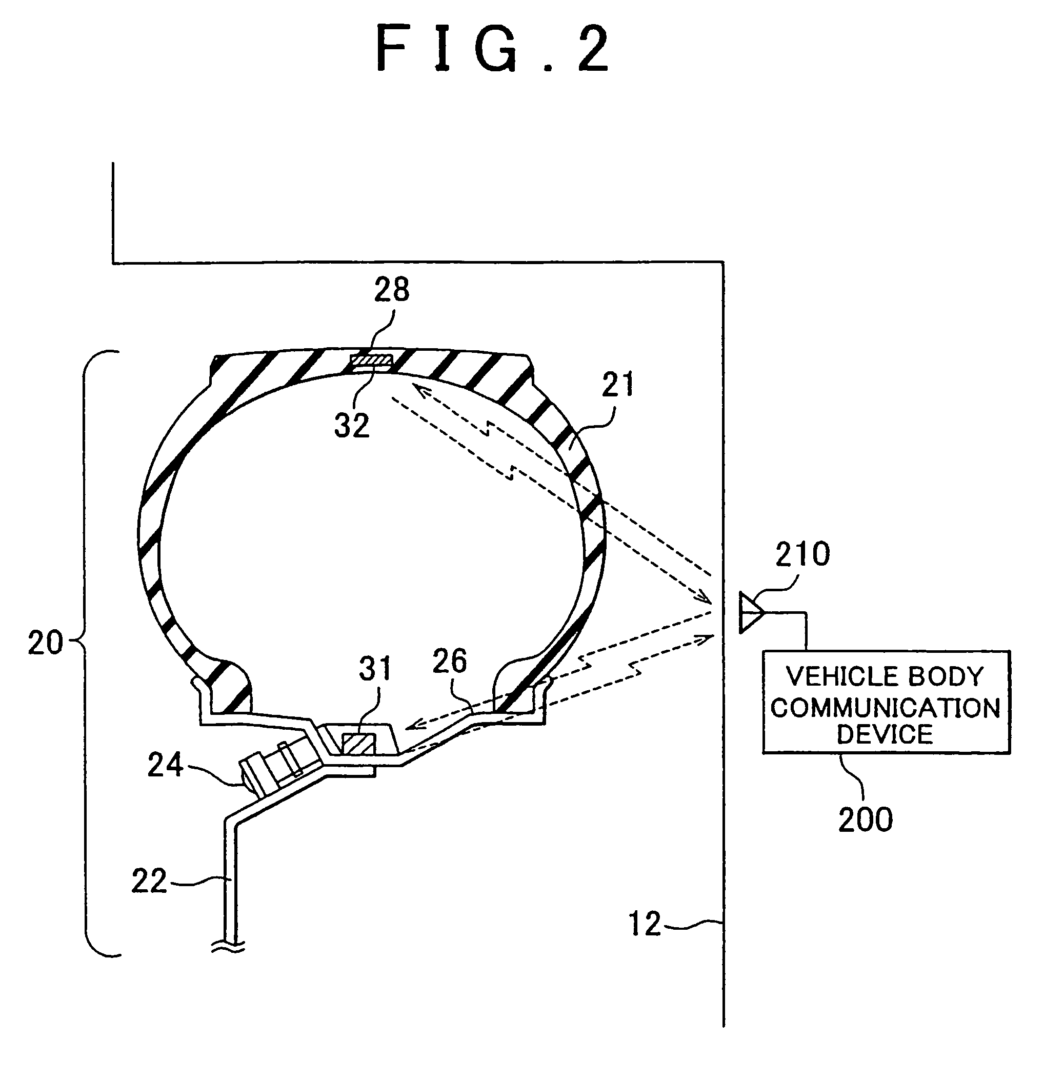 Vehicle wheel information processing device and method therefor