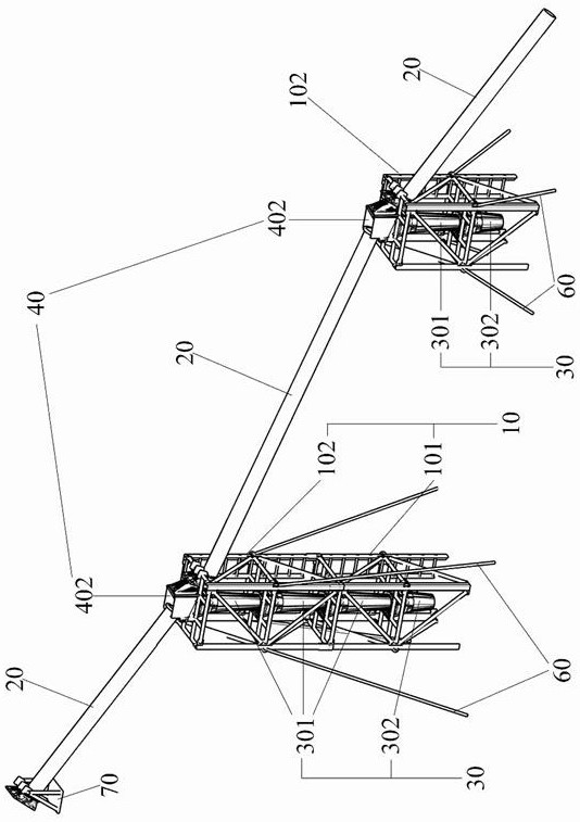 Unit assembly type elephant trunk system