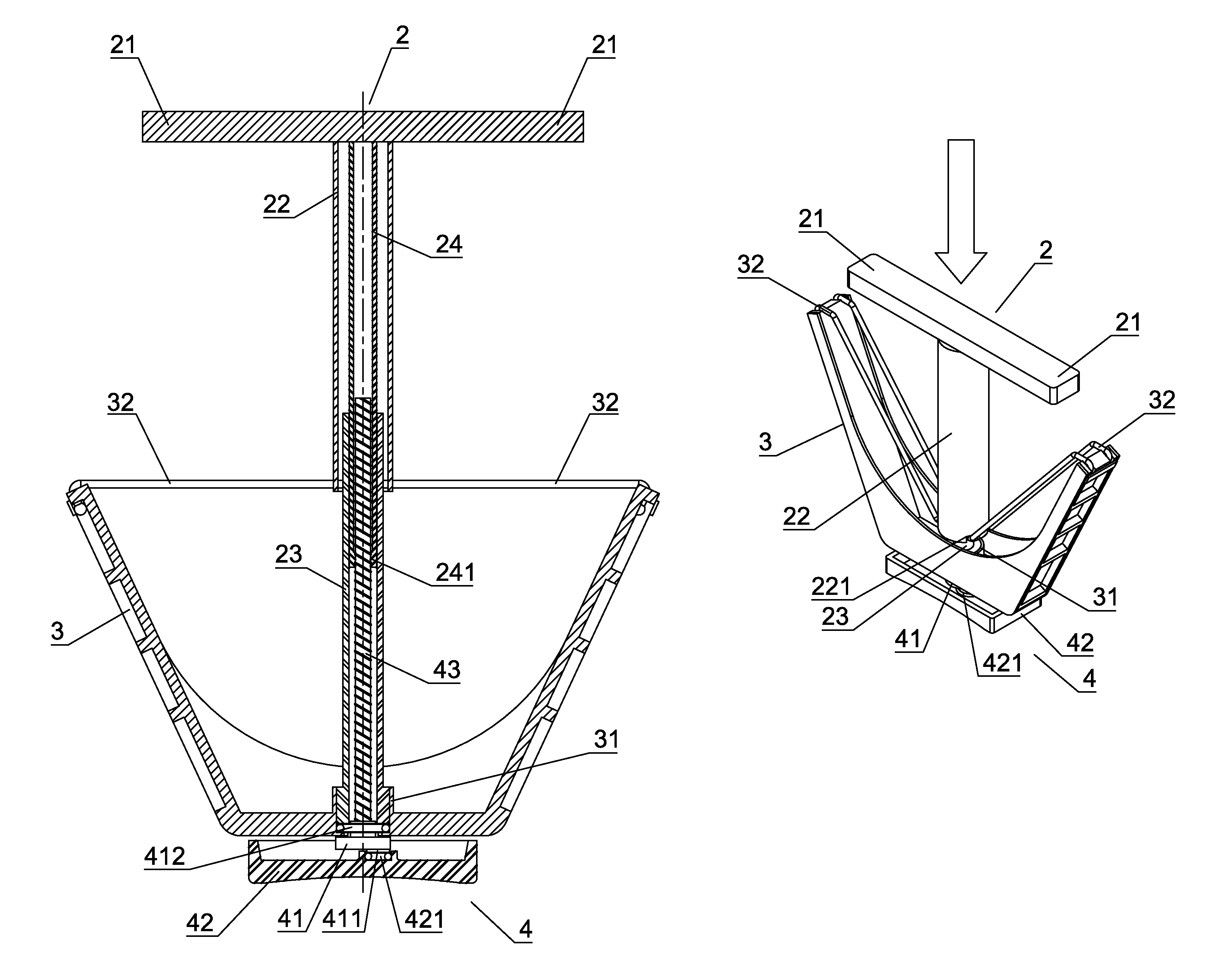 Manual and spiral massage device