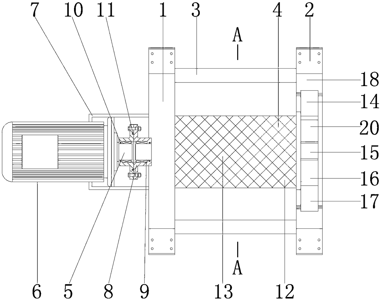 Novel single-blade wheel type power generation device for electricity company