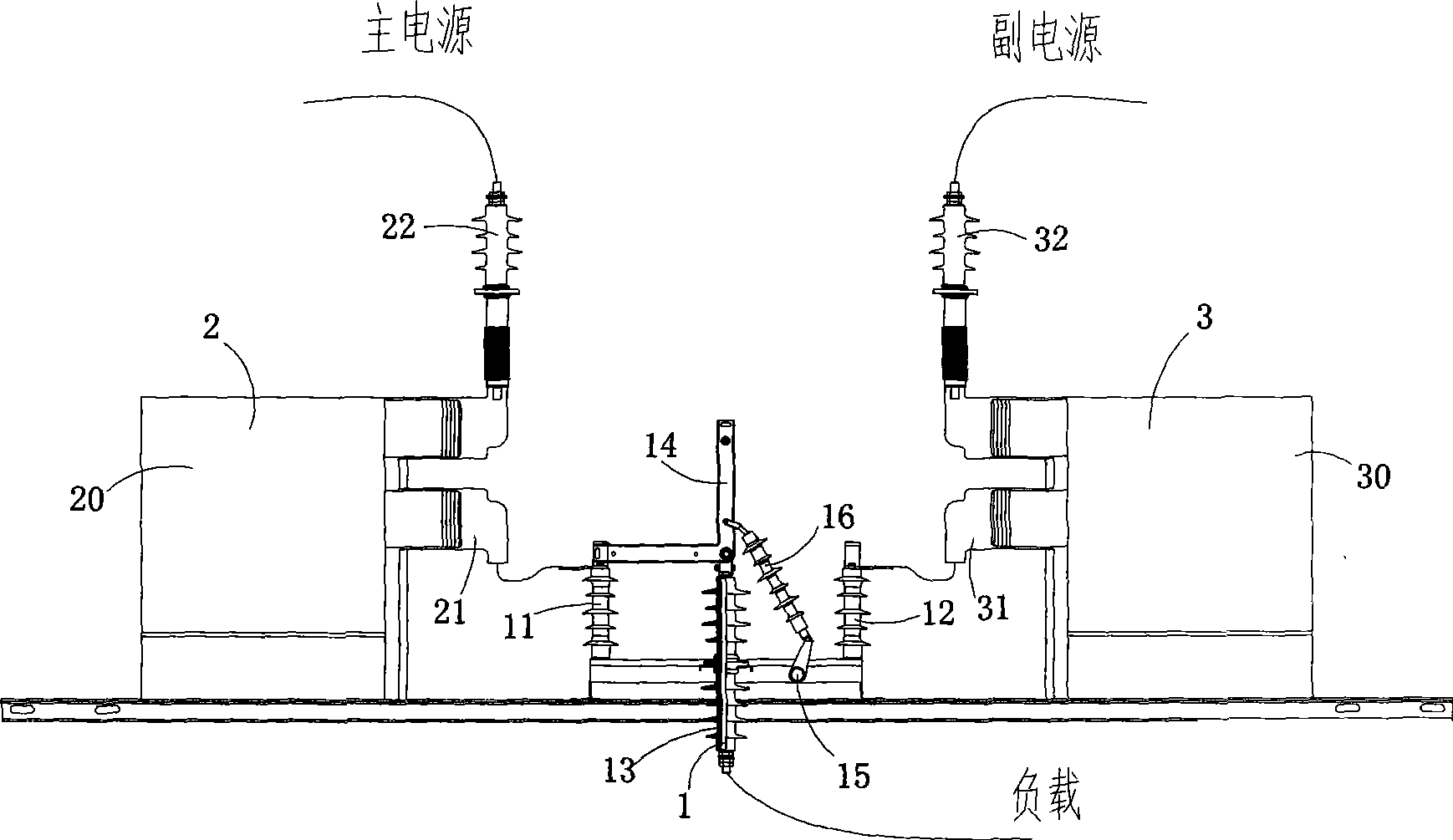 Intelligent dual-power switching device