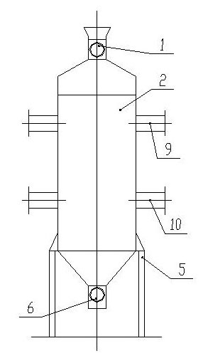 Vertical gravity conveying enforced cross-flow drying method and device