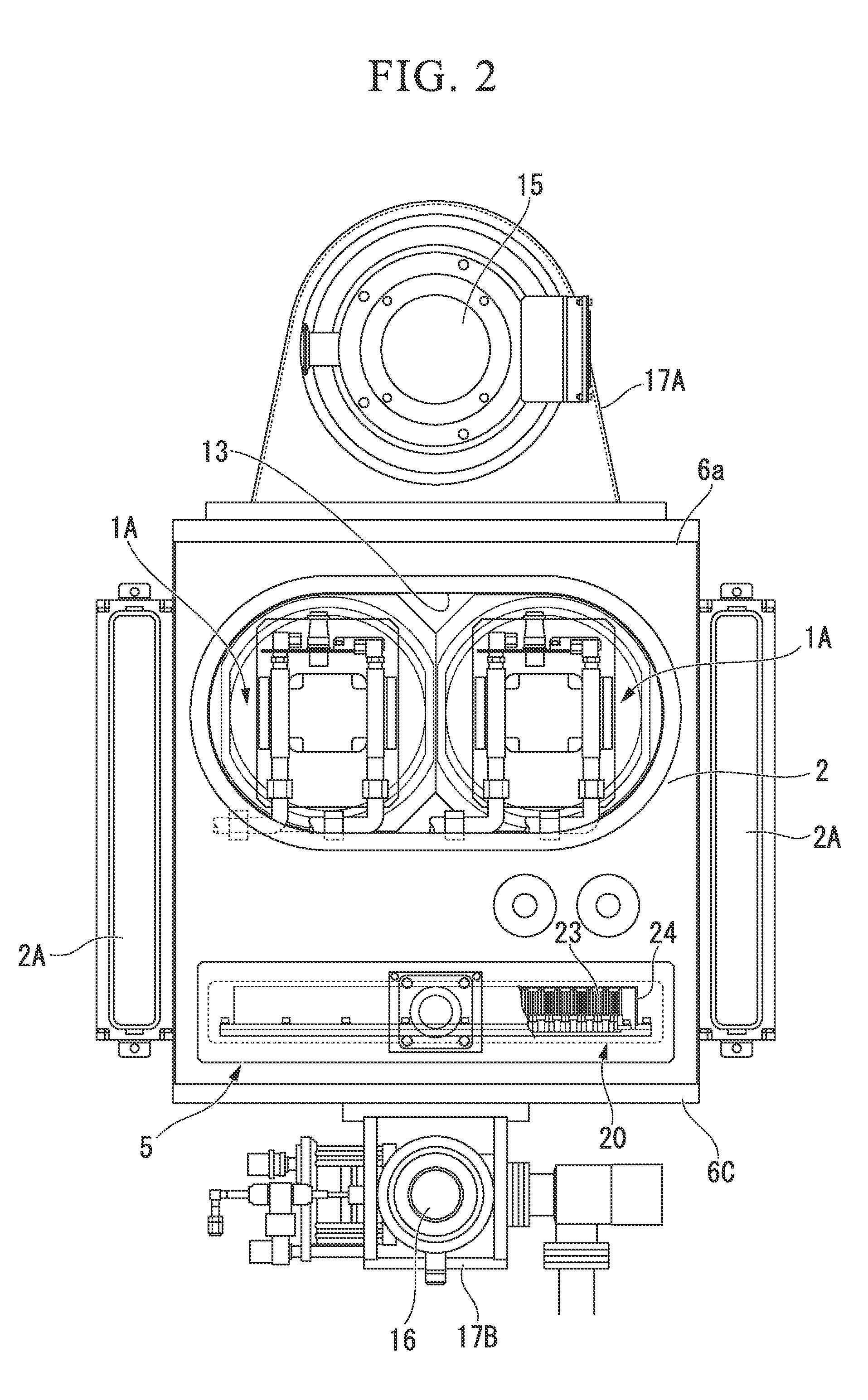 In-line type film forming apparatus and method for manufacturing magnetic recording medium