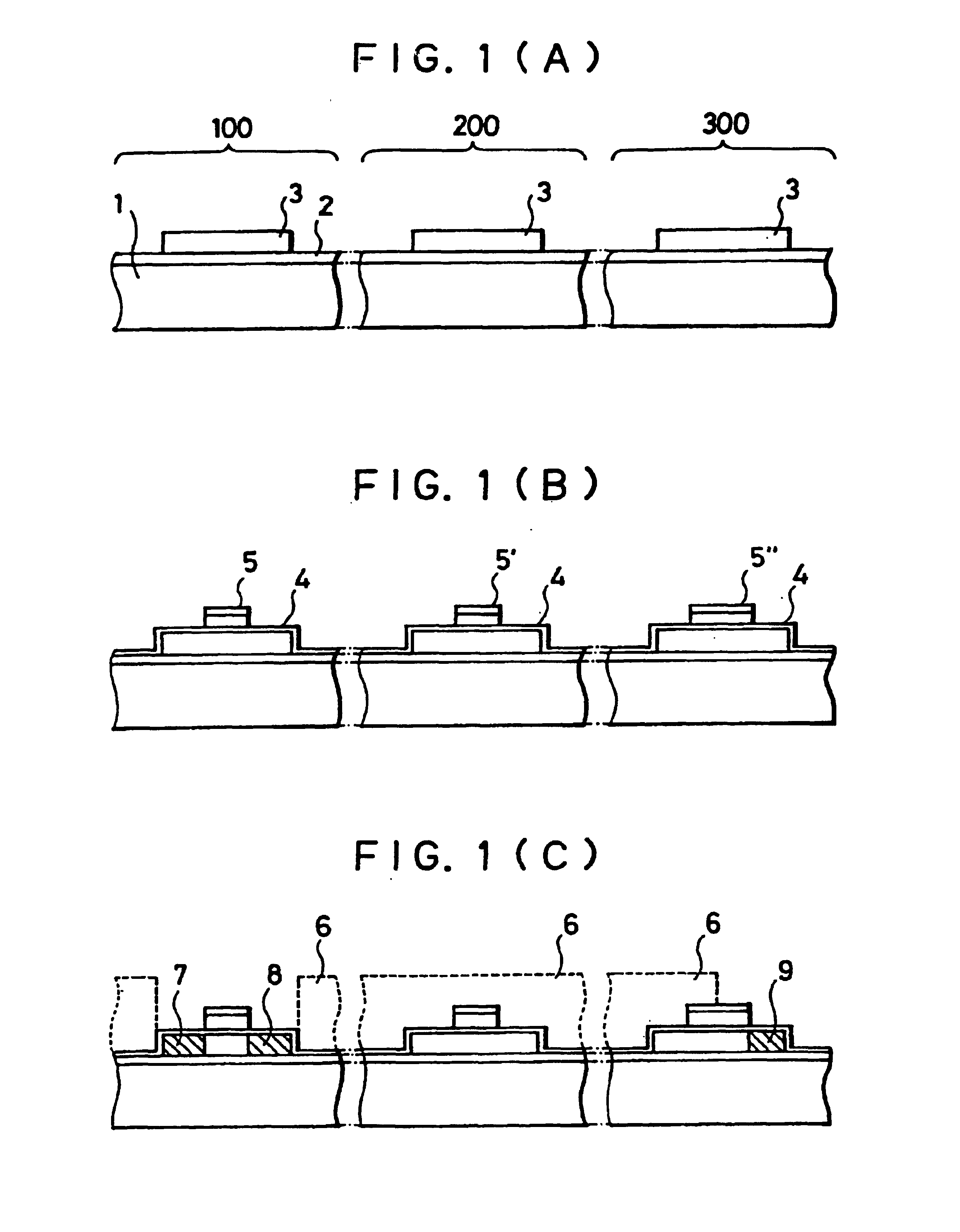 Device for reading an image having a common semiconductor layer