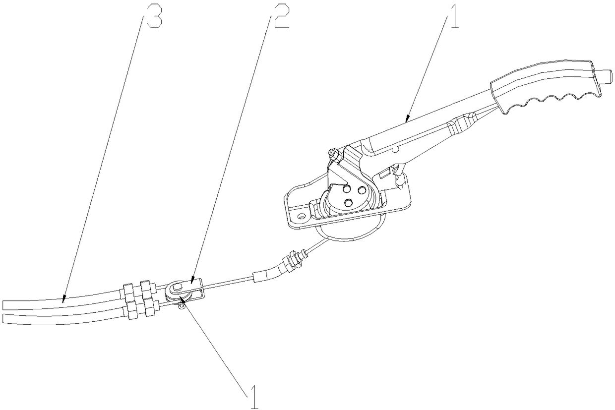 Self-balancing zipper type braking device