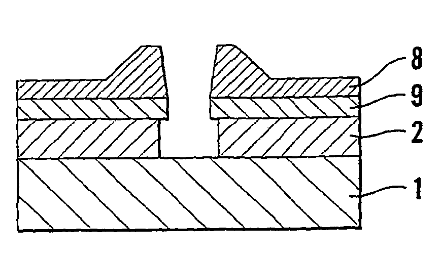 Substrate for and a process in connection with the product of structures