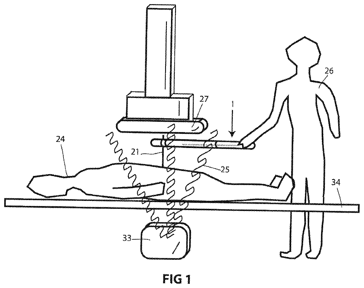 Radiolucent grasping device