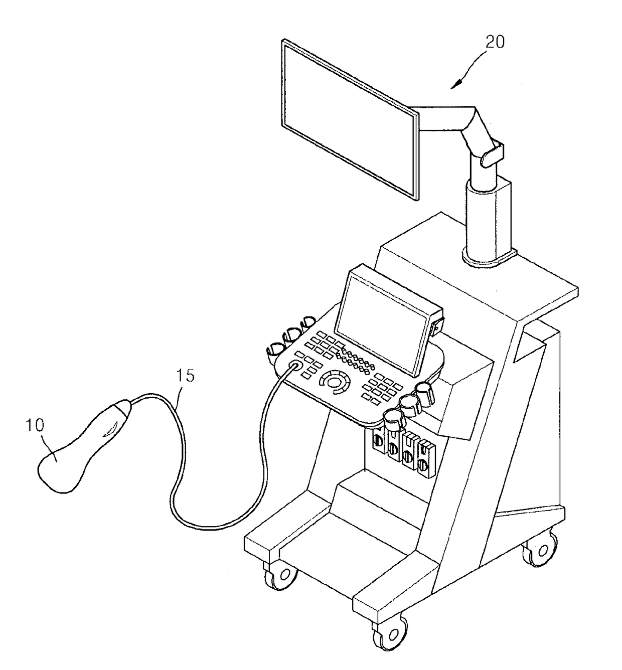 Ultrasound probe and method of operating the same