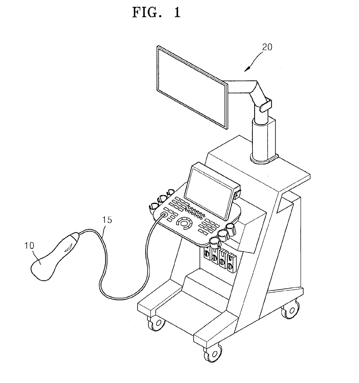 Ultrasound probe and method of operating the same