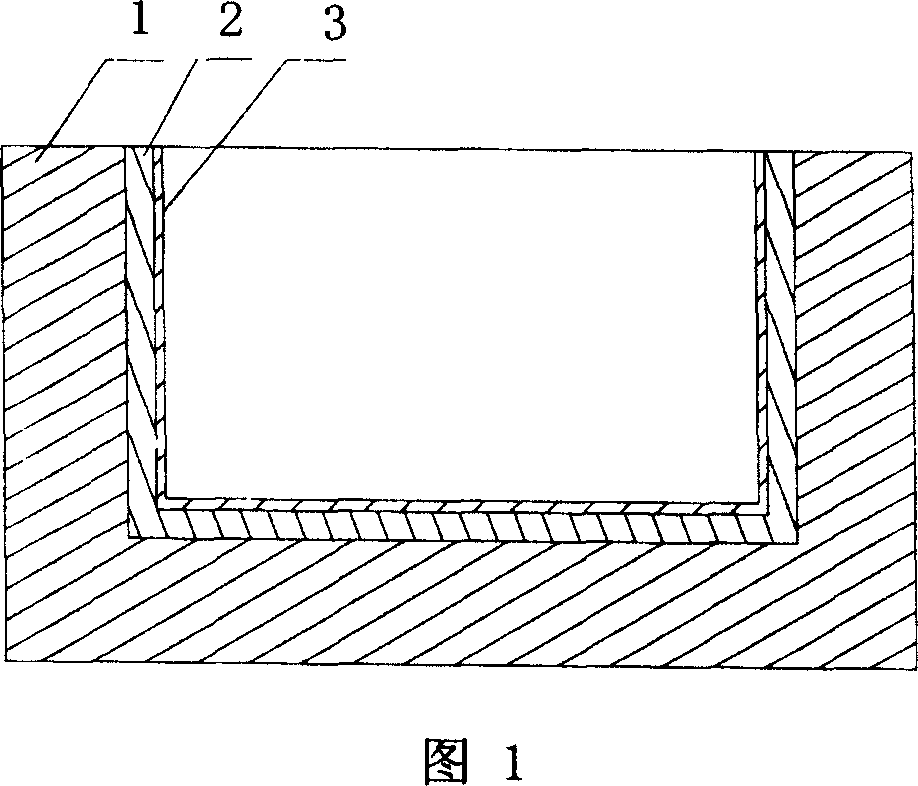 Pressure casting mould and its preparing method