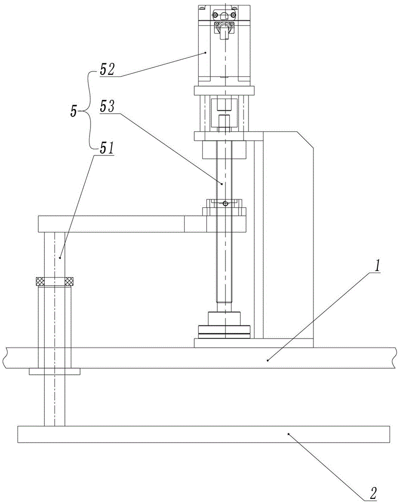 Pole piece moving deviation-rectifying device