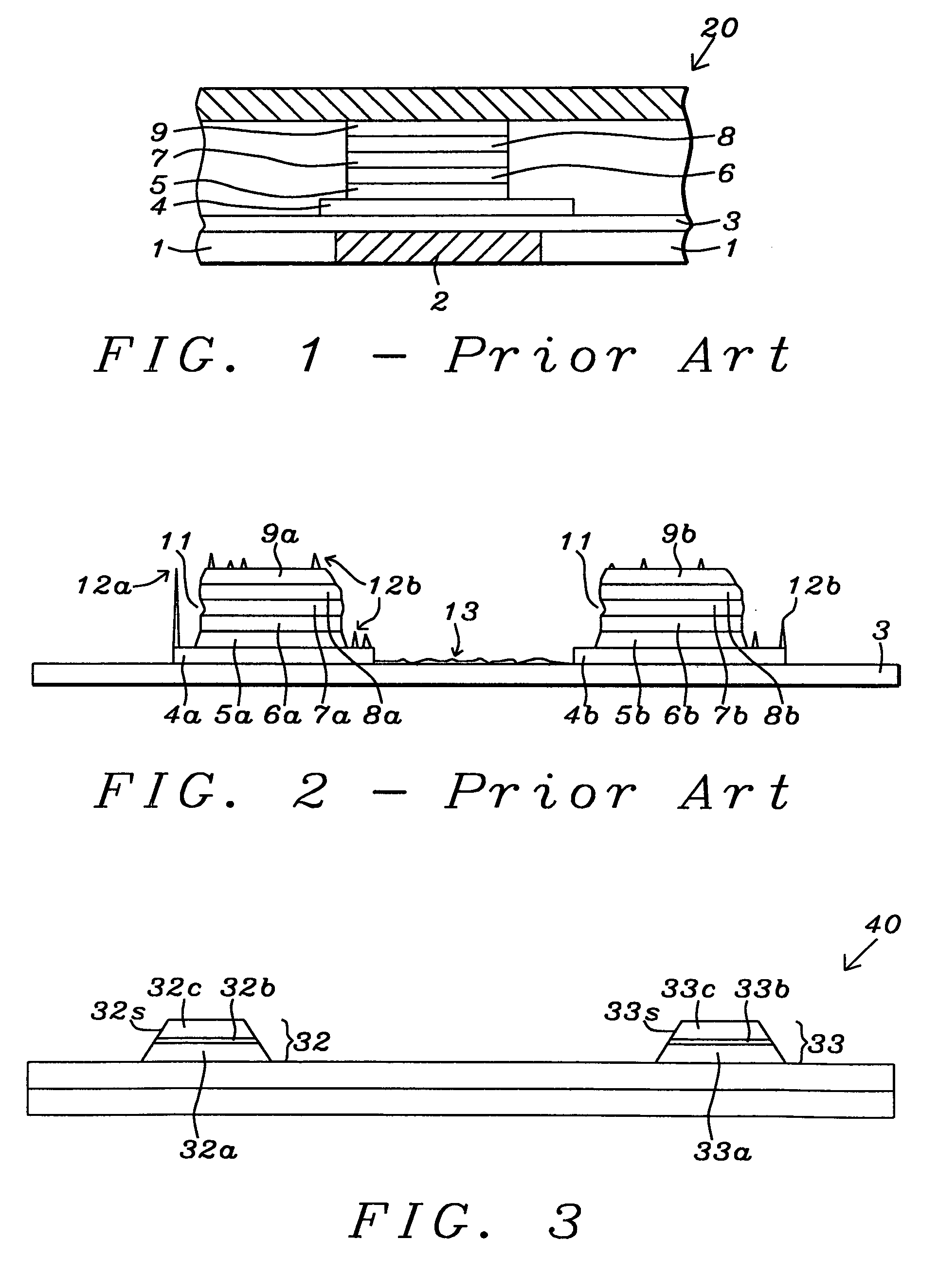 Bottom electrode etching process in MRAM cell