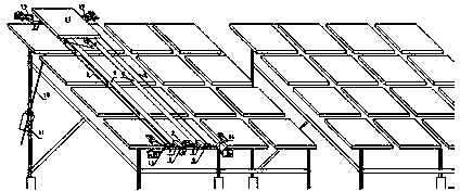 Ash removing device for photovoltaic module