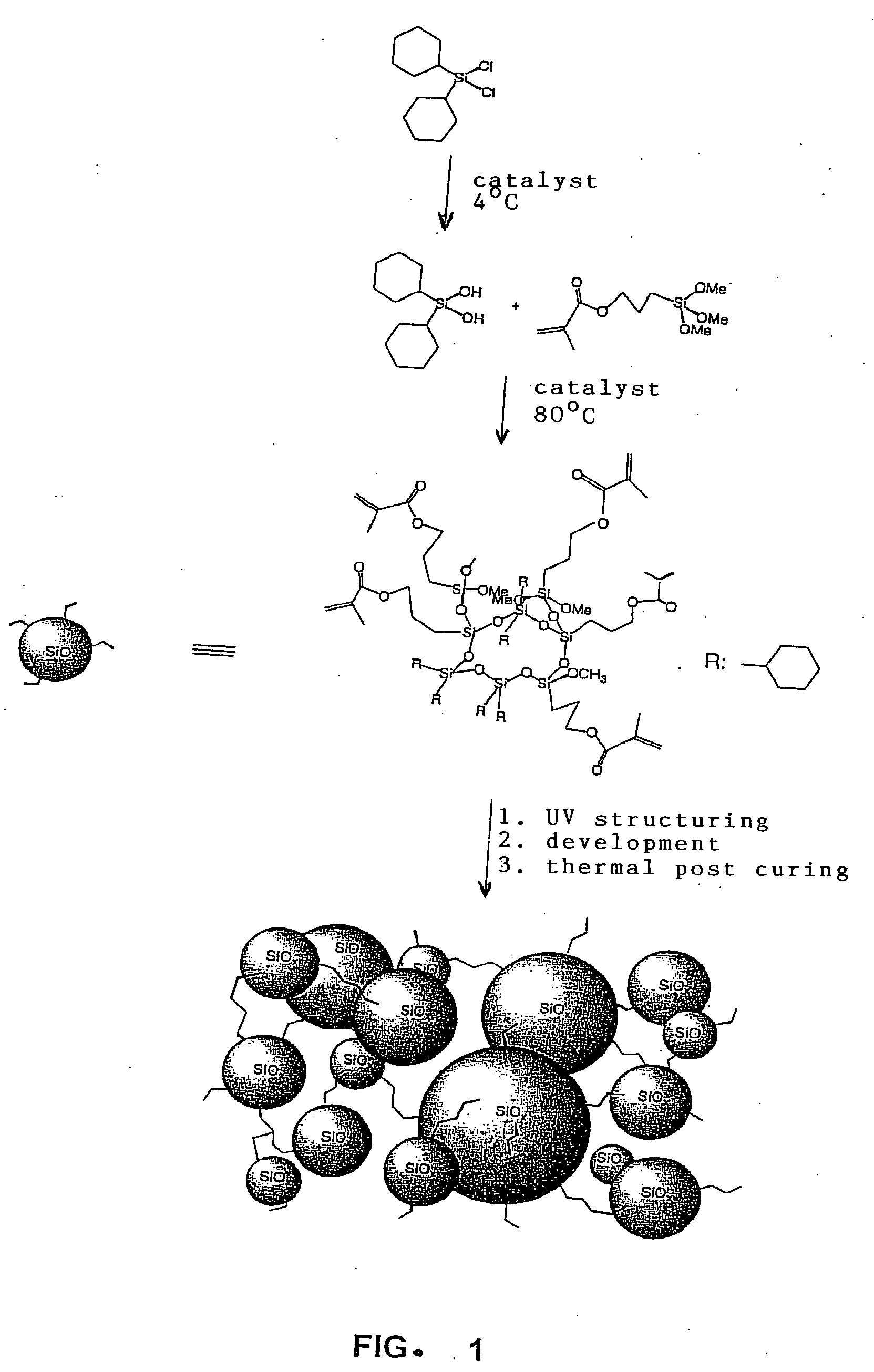 Silane-based Resins That Can Be Photochemically And/or Thermally Structured, Single-step Method for Their Production, Parent Compounds and Production Methods That Can Be Used for Said Resins