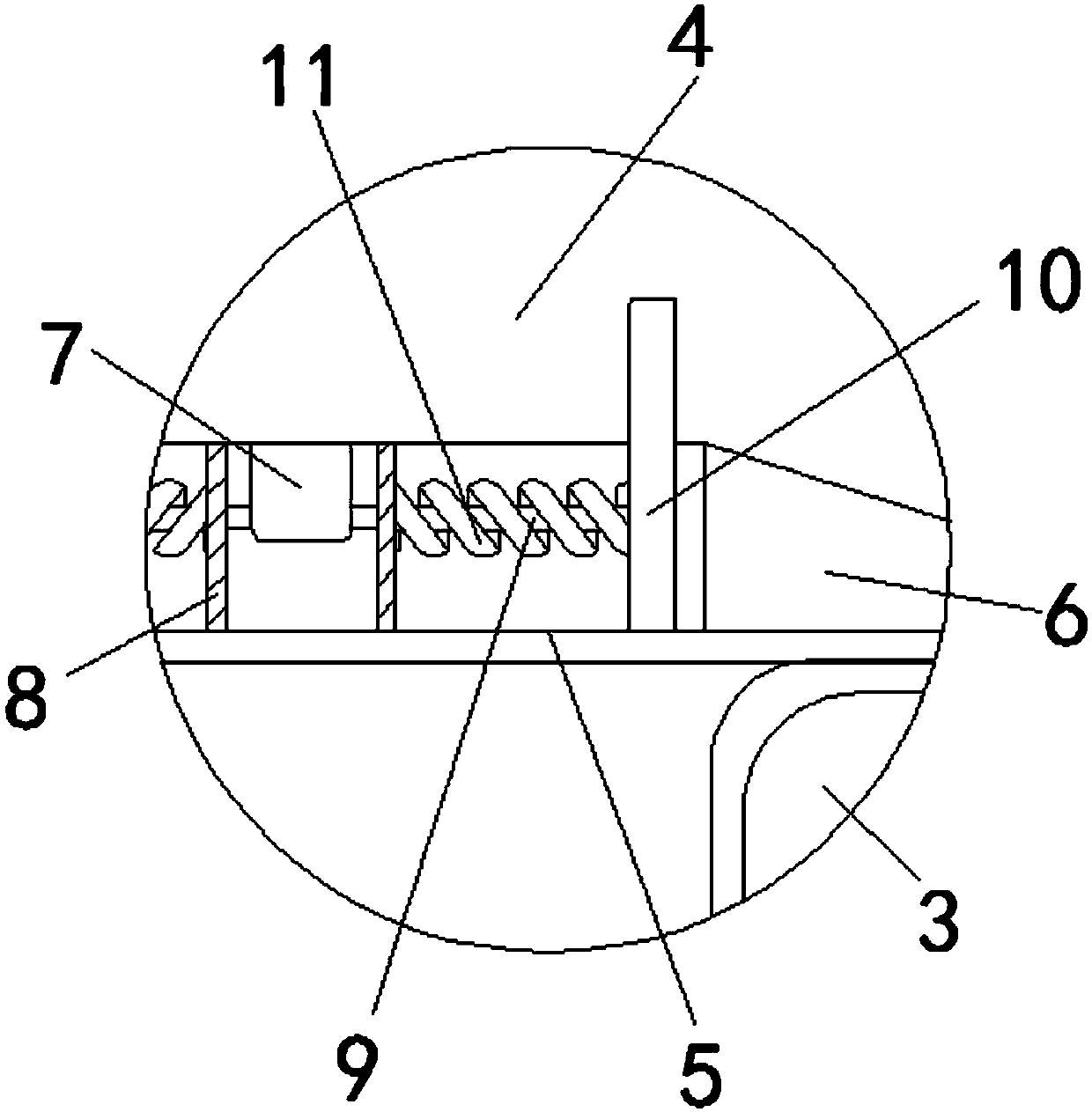 Dairy cow feeding device capable of realizing quantitative feeding