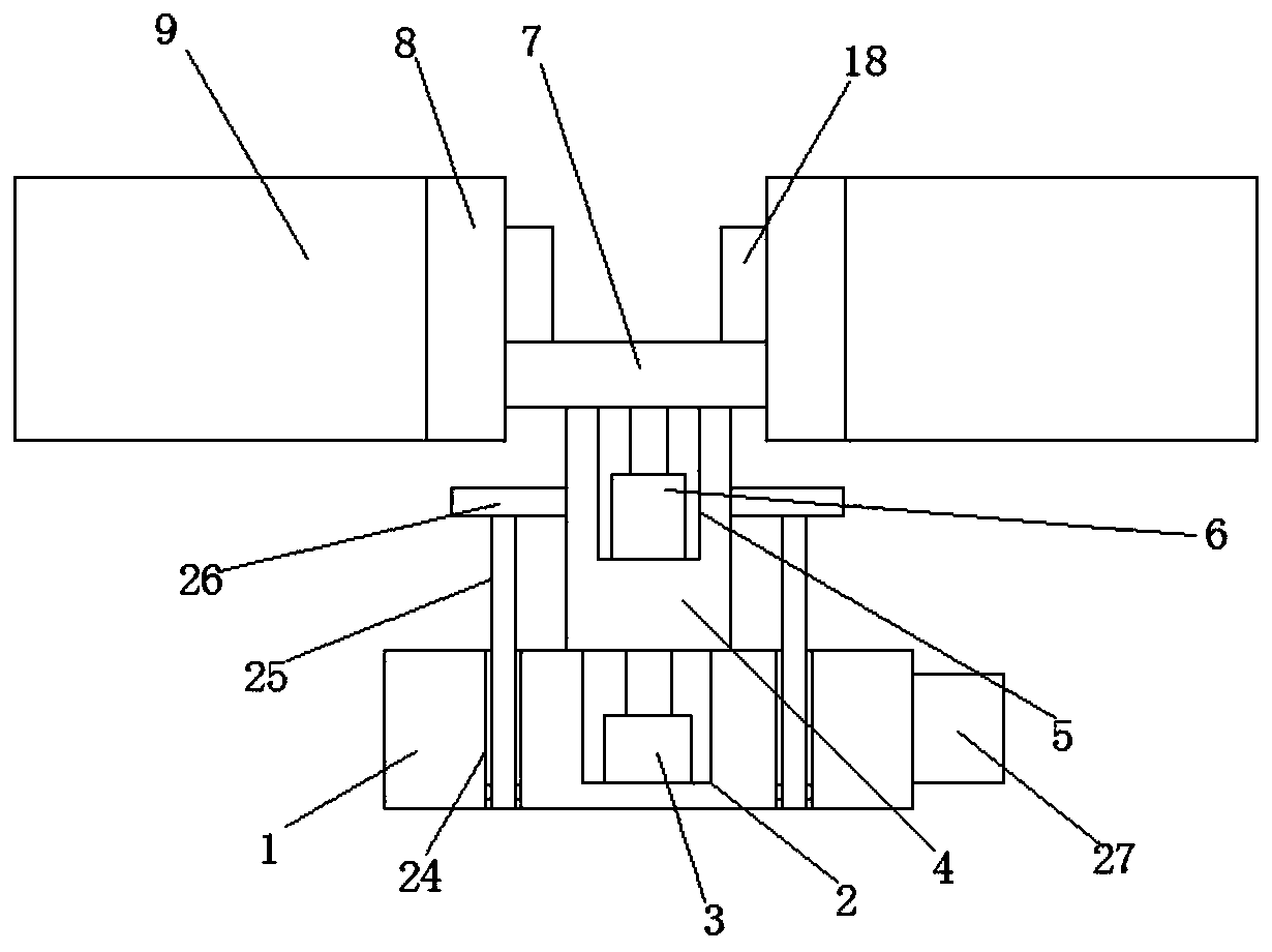 An adjustable loading and unloading mechanical arm