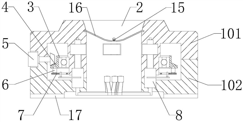 A clamping device applicable to the machining of metal pipe fittings in machining centers