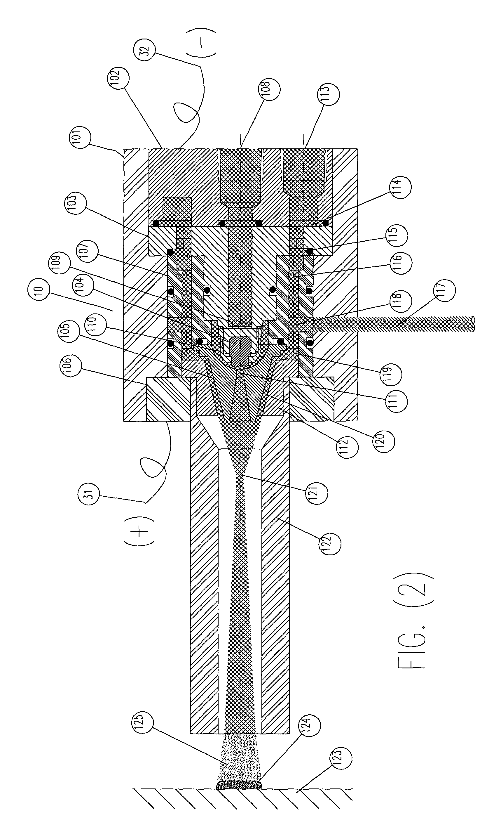 Rotary plasma spray method and apparatus for applying a coating utilizing particle kinetics