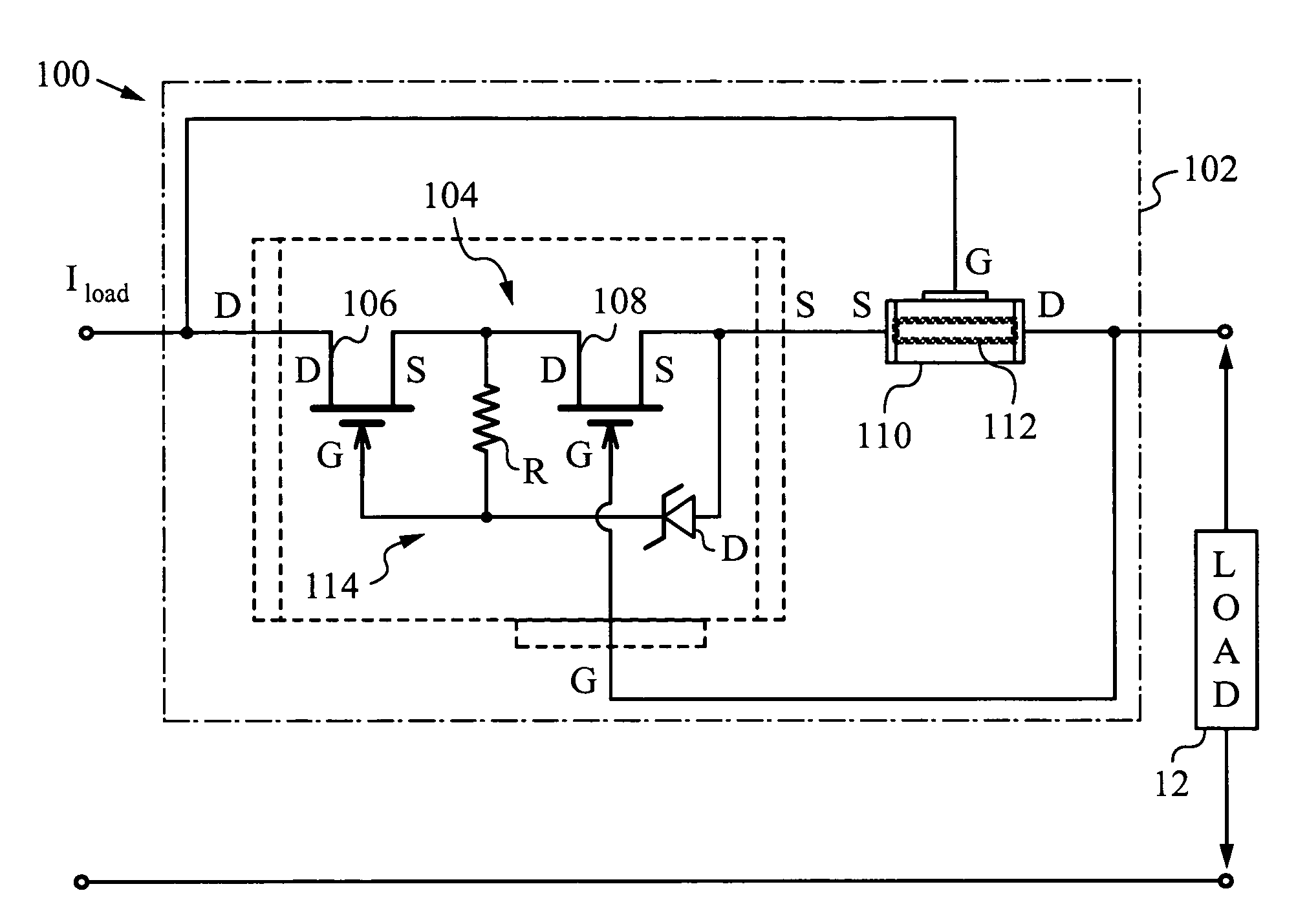 Apparatus and method for high-voltage transient blocking using low voltage elements