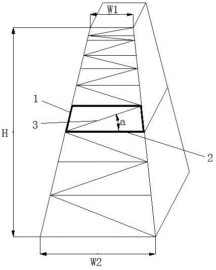 Tower frame panel design method