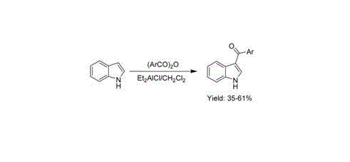 3-aroyl indole compound synthesis method