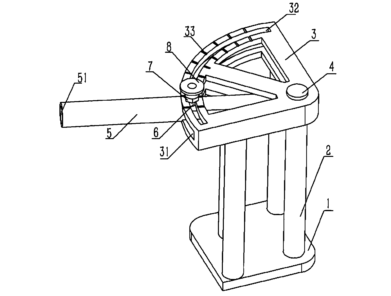 Auxiliary device for installing connecting pipe of oil cooling pipe of cooler