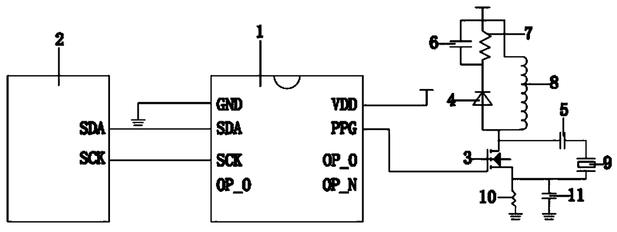 Control circuit special for atomizer