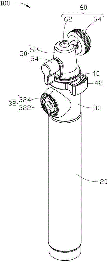 Auxiliary shooting rod, bearing seat and supporting and connecting assembly