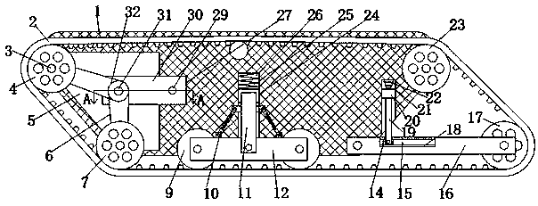 Power pole mounting device based on laser measuring instrument and used for electric power engineering