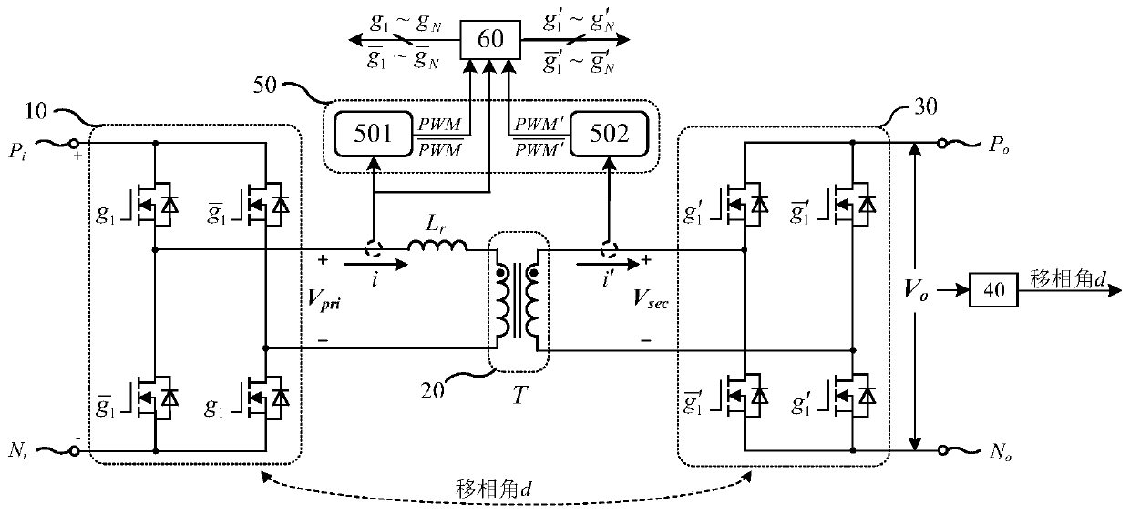 Method for suppressing bias current of magnetic element of dual active bridge converter