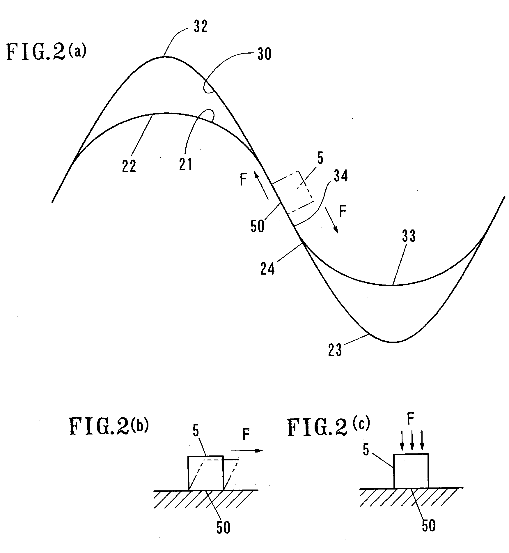 Shock absorbing device for shoe sole