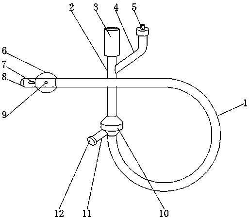 Urethral catheter with anti-backflow function