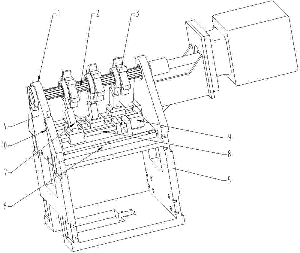 Rapid cutter-changing mechanism for multi-cutterhead cutting system