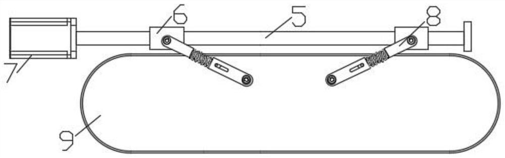 Guide device for automobile wire harness crimping