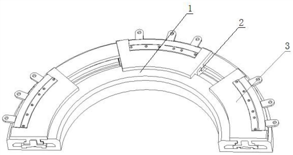 A single-winding multi-speed motor pole changing mechanism