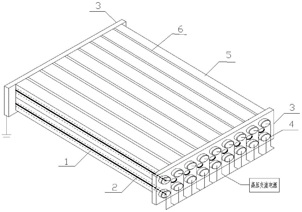 Plasma waste gas treatment device