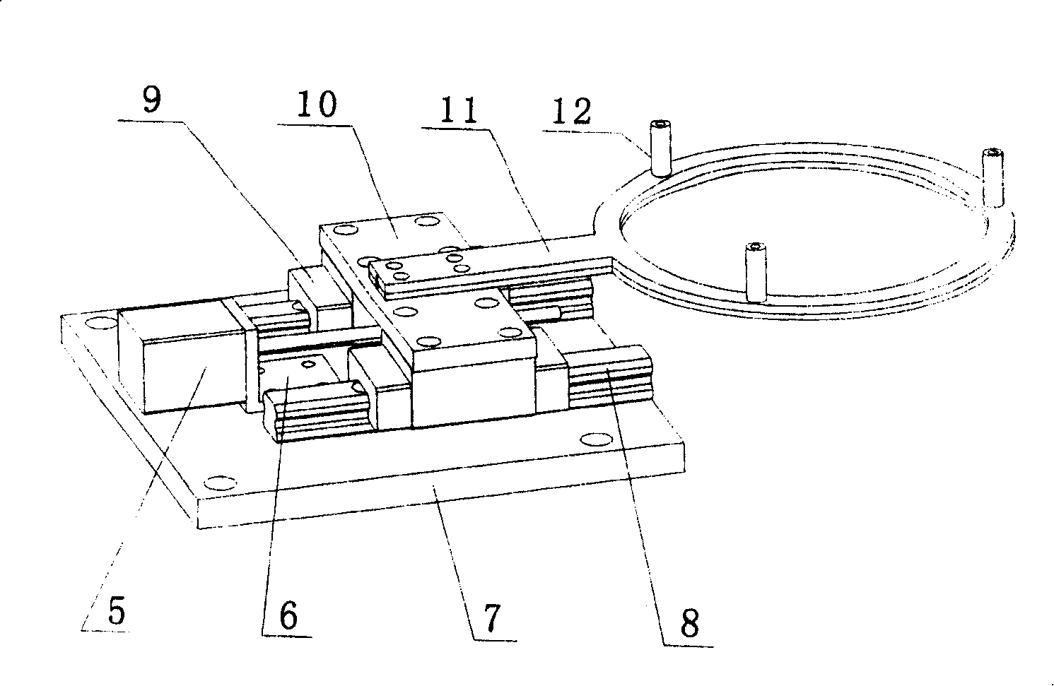 Silicon wafer prealigning device