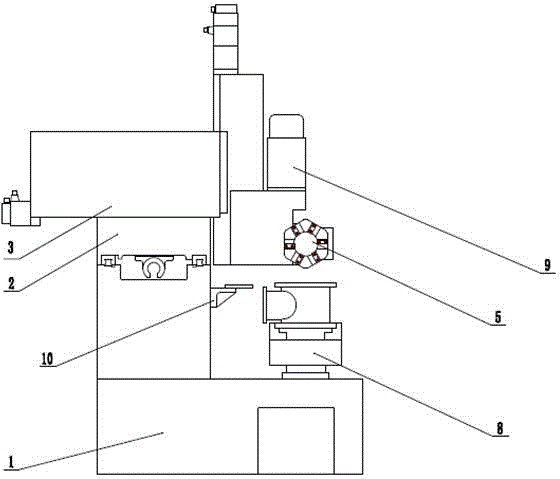 Biaxial numerical control milling machine