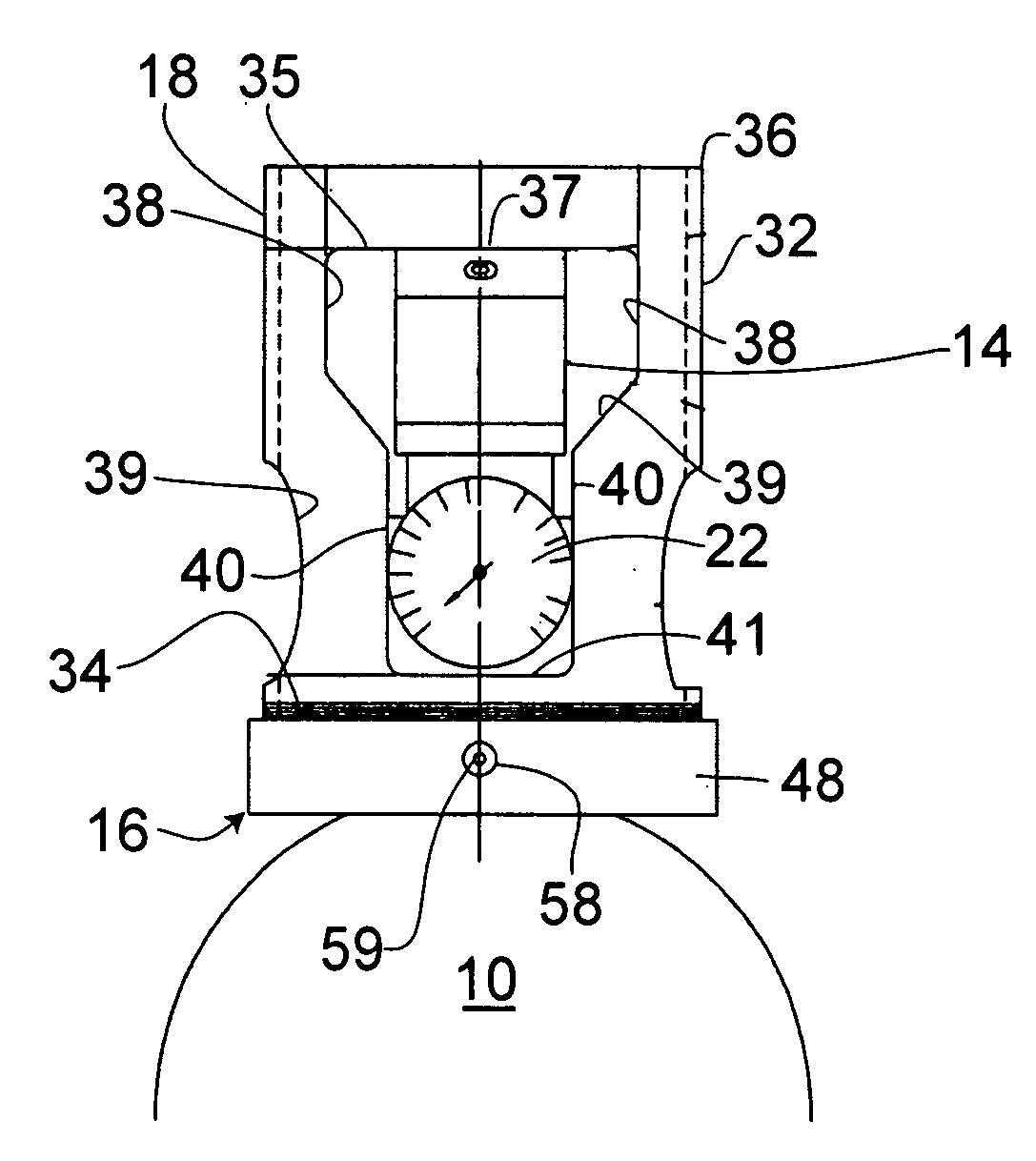 Pressurized gas containing system