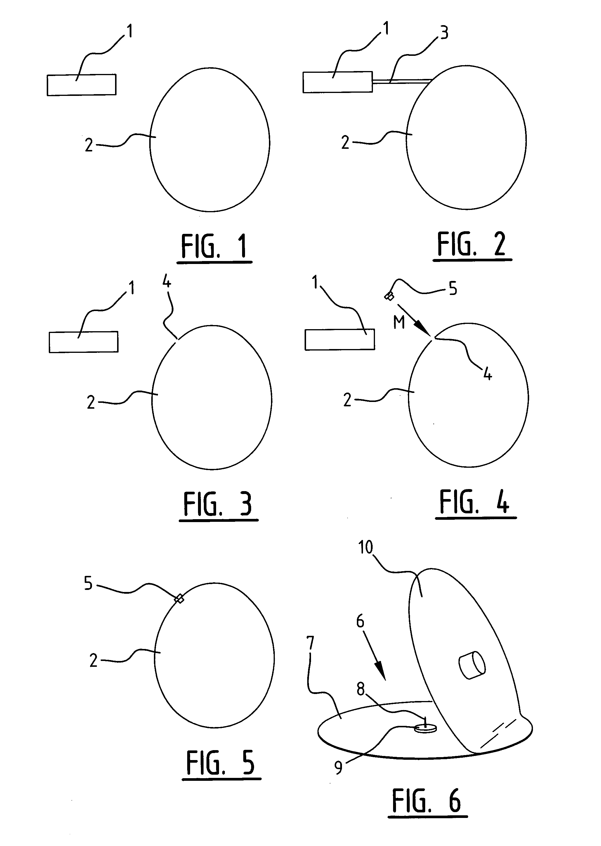 Method for preparing an invasive test of an egg and for determining a gender of an embryo in an egg