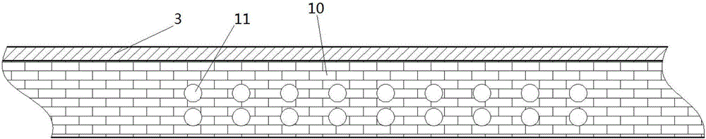 Waste heat recycling system with variable spacing between heat pipes