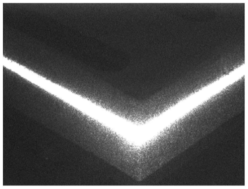 A laser profile sensor calibration system and method based on intersection points