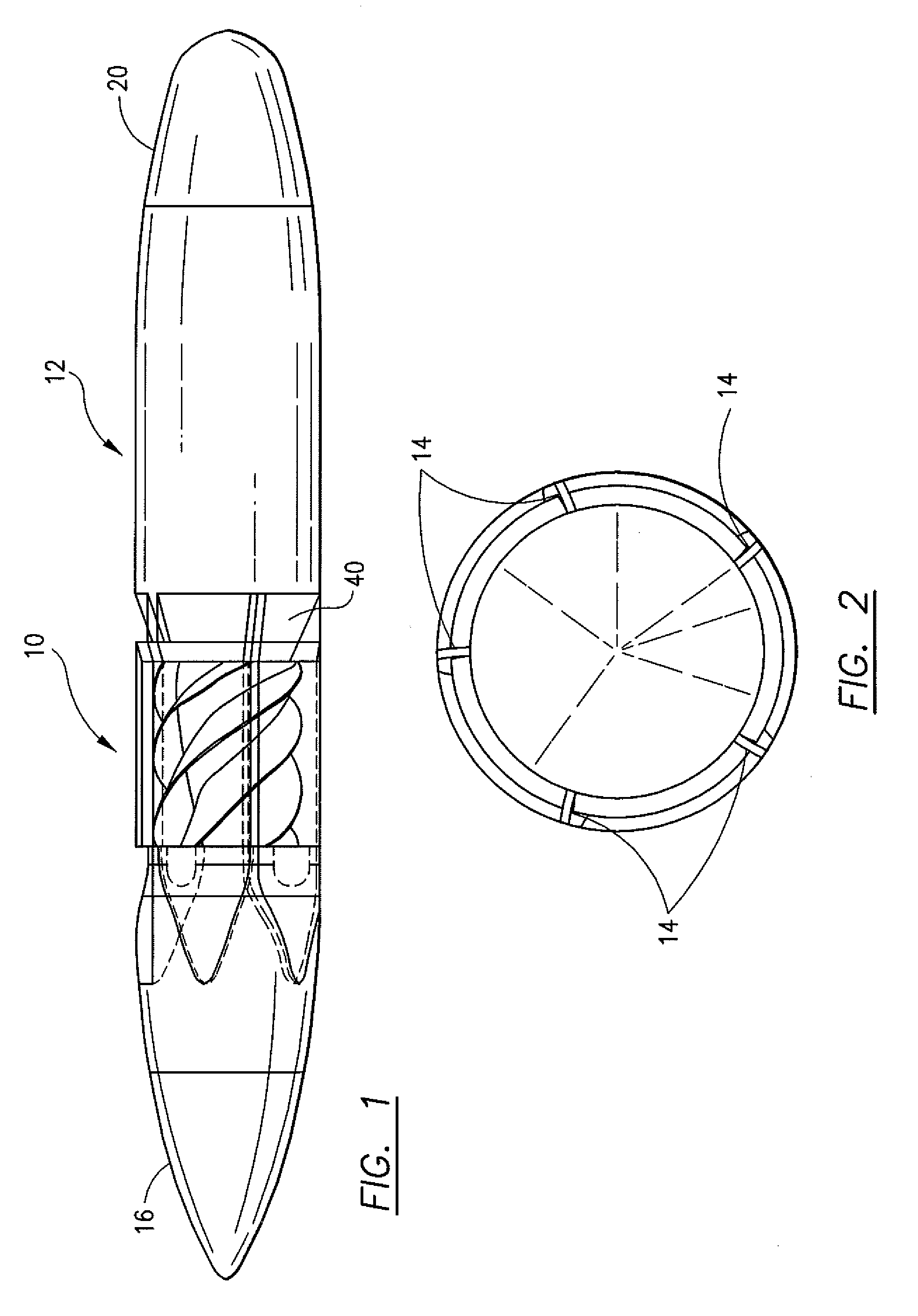 Hybrid ram air turbine with inlet guide vanes