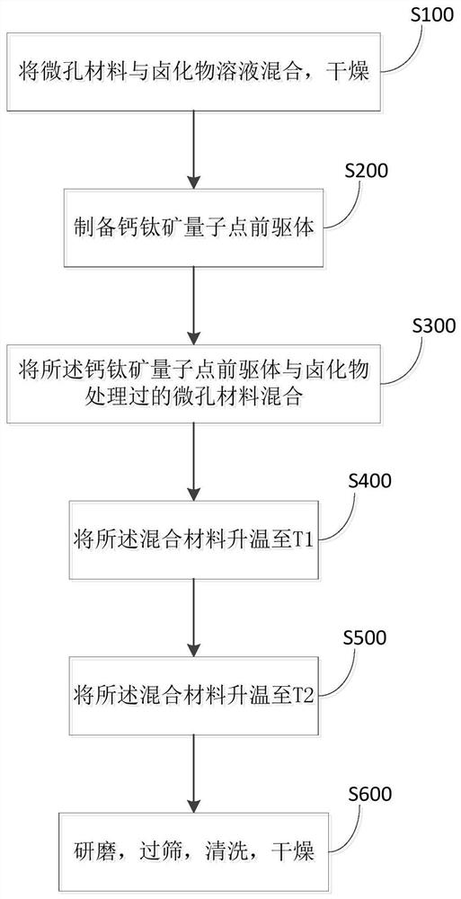 Perovskite quantum dot and preparation method and application thereof