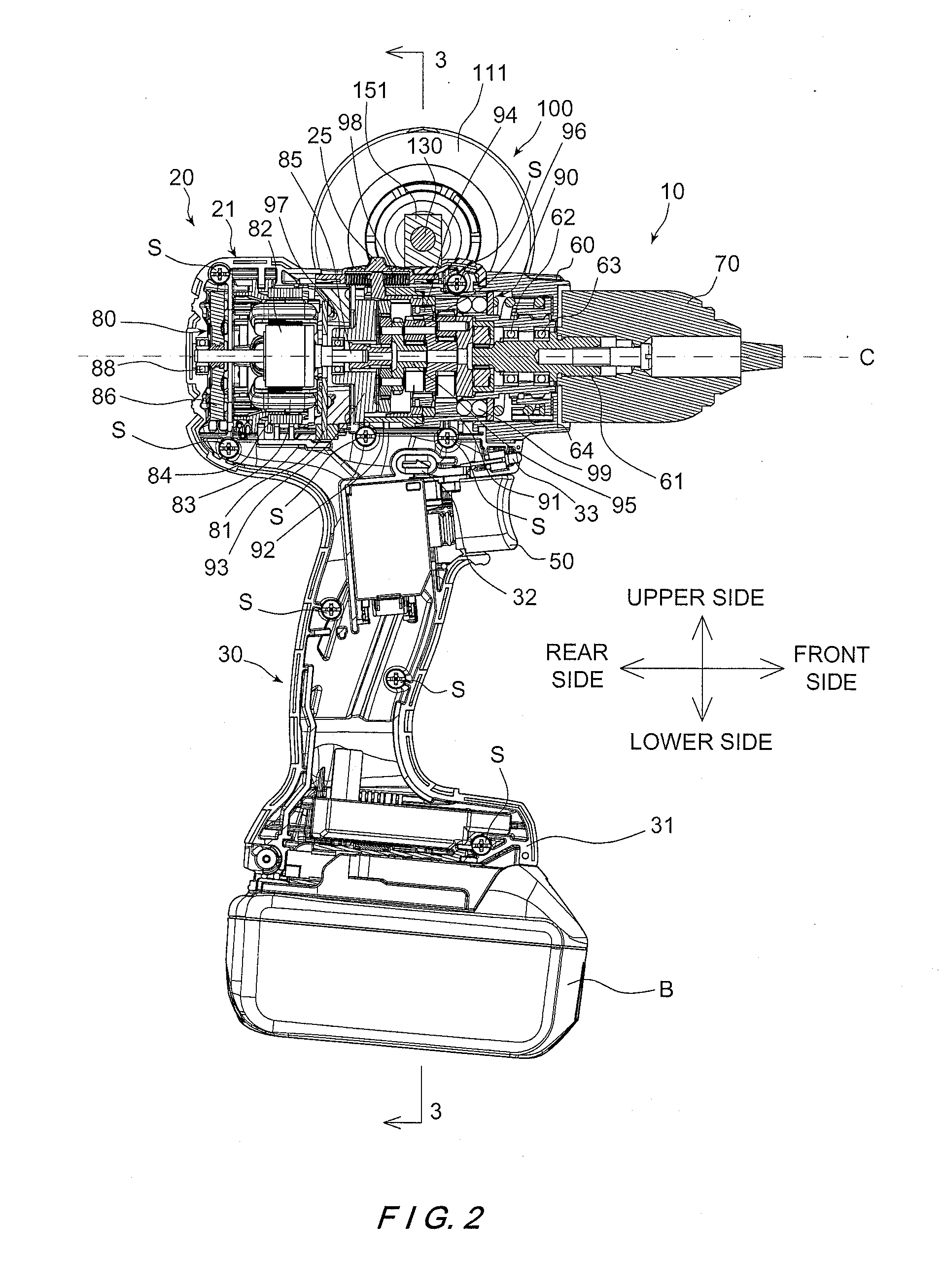 Power tool assembly, power tool, and auxiliary handle member