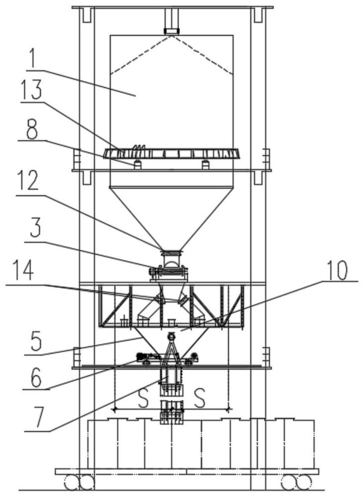 A container bulk device