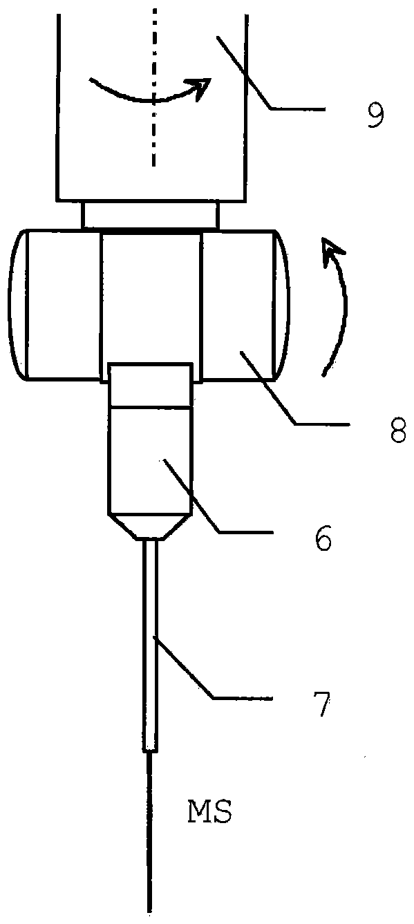 Interferometric distance measuring device and corresponding method