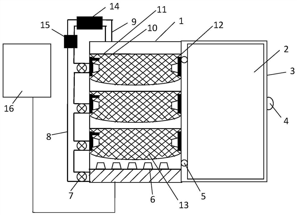 A method and device for frying traditional Chinese medicine decoction pieces by hot air flow