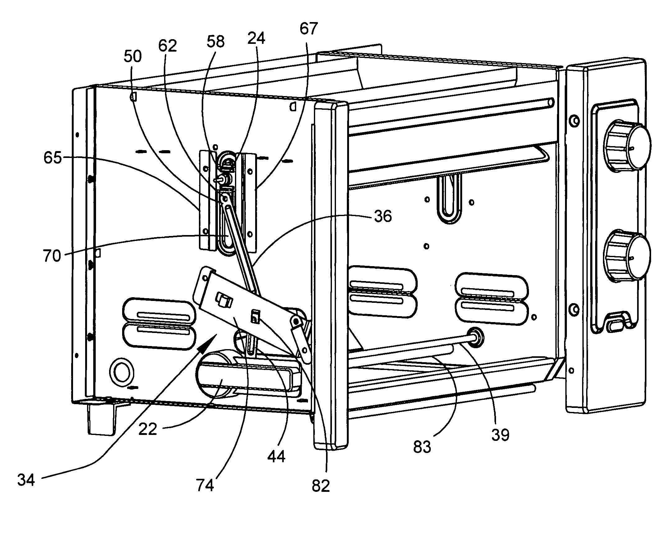 Reconfigurable food heating apparatus
