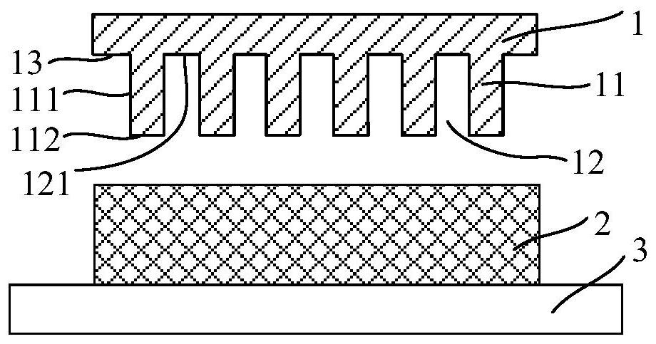 Nanoimprint template, method for manufacturing the same, and method for releasing the same